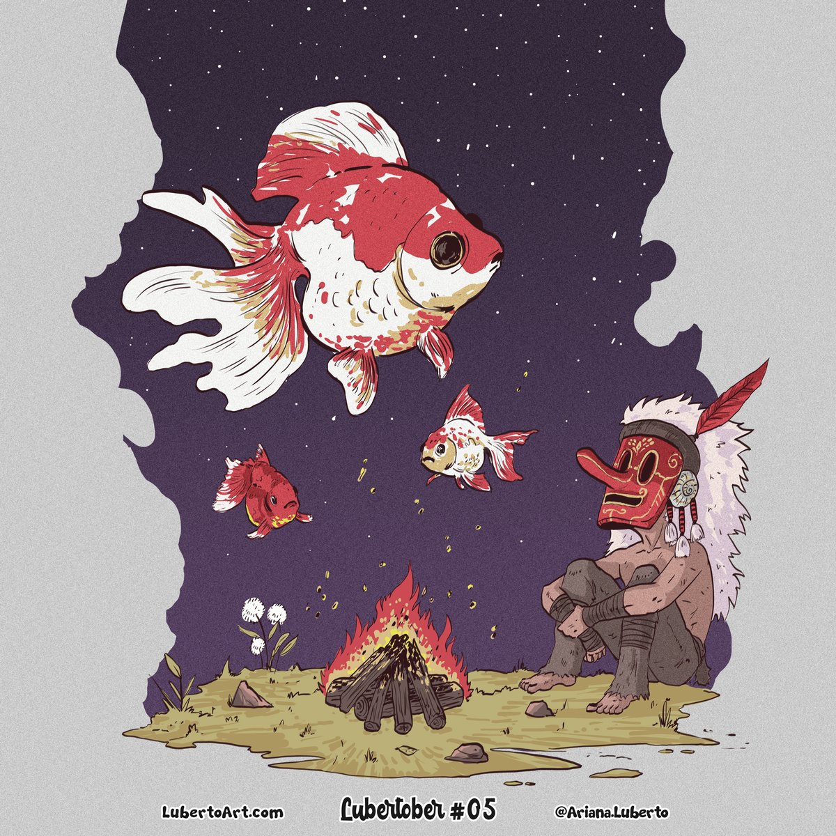 ArianaLuberto's tweet photo. #arttrober2020 #lubertober2020 #lubertoart #ArtistOnTwitter #digitalart #digitaldrawing #DigitalArtist #opencommissions #photoshop #wacom #native #fantasyart #characterdesign #nature #fish #illustration #digitalillustration #Artist #artwork #digitalpainting #story #anime https://t.co/Tbh8pvYVzD