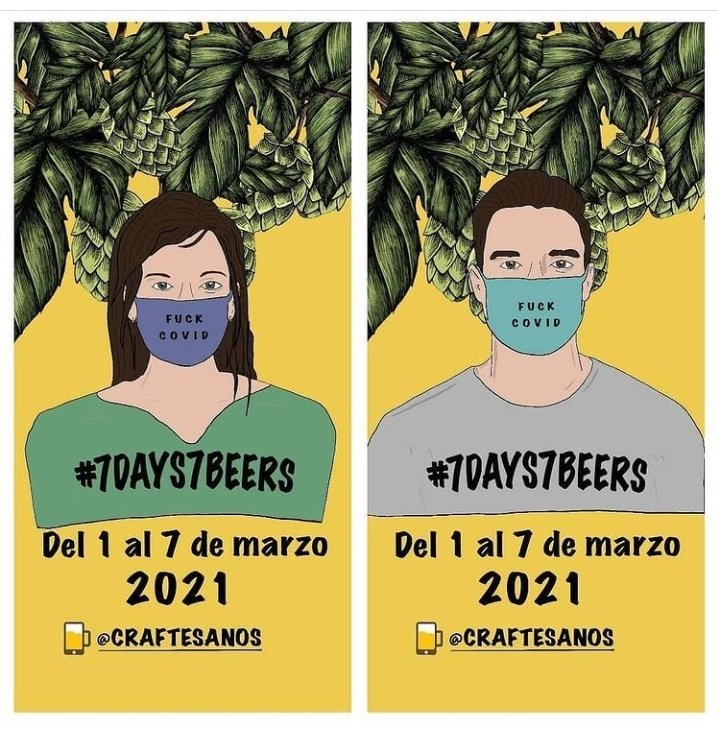 Hoy comienza una de las semanas más cerveceras del año #7days7beers iniciativa creada por el colectivo <a href="/craftesanos/">Craftesanos</a> en la que se trata de visibilizar en RRSS la cerveza artesana/independiente. 
Yo ya tengo hecha mi selección. Salud 🍻🍻 #7days7beers2021