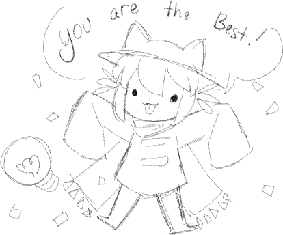 RJshuu's tweet photo. if you had a bad day or anything have a blep doodle of niko  #oneshot https://t.co/203zTPSsJo