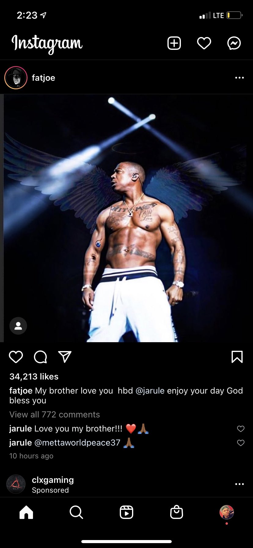Man I thought ja rule died this just a happy birthday post 
