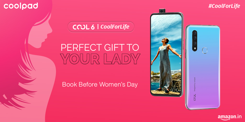 CoolpadInd's tweet photo. #Cool6 #CoolForLife #Gifts #BestGifts 
Coolpad smartphone are now available with classy look &amp; scratch less design. You can book this smartphone for your women before women’s Day. Order now: https://t.co/5m0WnMYe0i https://t.co/BQxKKjh2wN