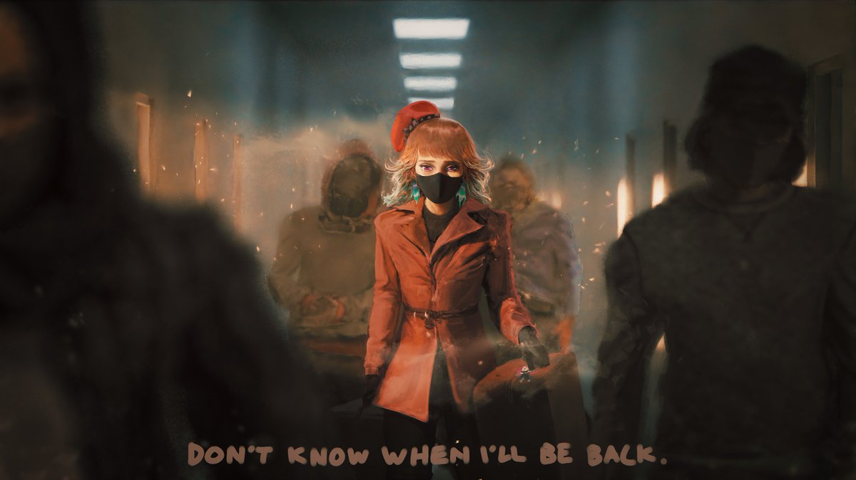 小鳥遊キアラ 「"Don't Know when I'll be Back" - Piece 7」|Crash Landing Studiosのイラスト