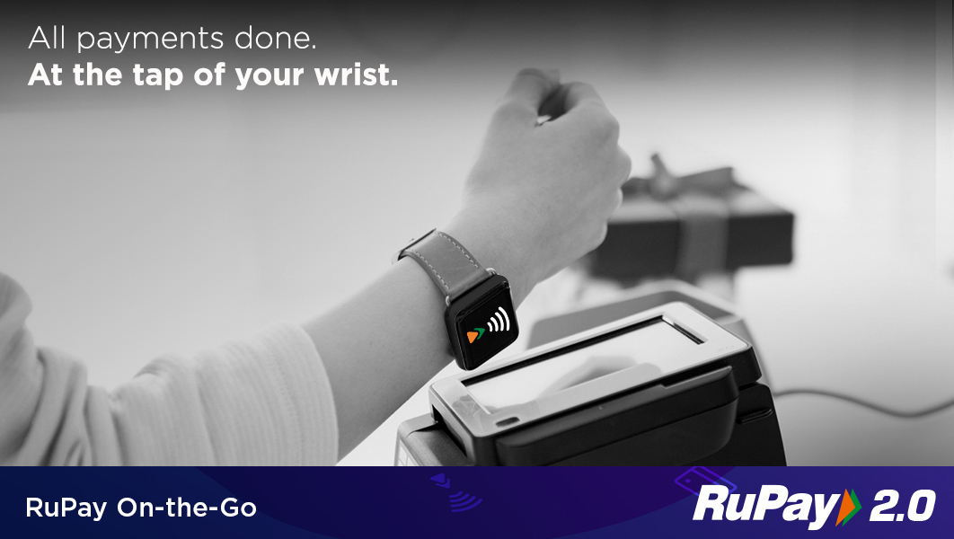RuPay_npci's tweet photo. Why choose any other way to pay, when all you have to do is just tap your wrist and pay using RuPay On-the-Go ?
Experience it with RuPay's wearable technology.
Know more https://t.co/IP1SEVZqtU #RuPay2.0 #RuPayOnTheGo https://t.co/BJ24uM9CIJ