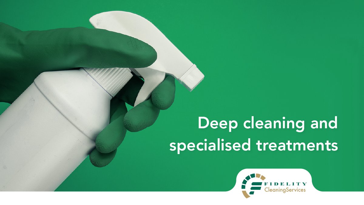 Fidelity_Secure's tweet image. Whatever the situation, we have solutions that can be tailored to meet your every need. With a professional deep cleaning and specialised treatments, our team is confident we can provide all the support you need.
#FidelityCleaningServices #Tailormadesolutions #Deepcleaning