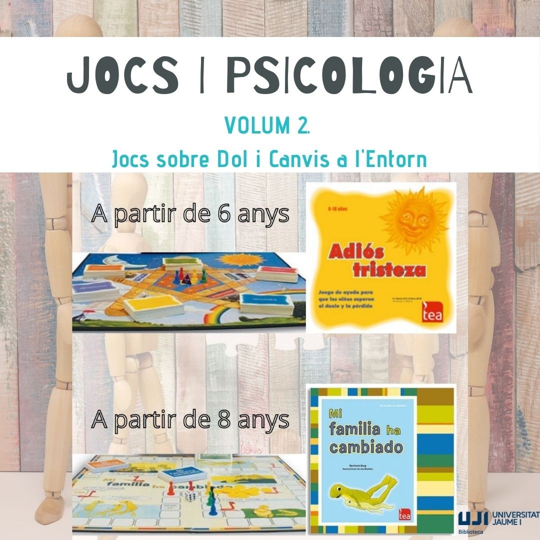 BibliotecaUJI's tweet photo. Sabies que a la Docimoteca també disposem de jocs per a treballar l'elaboració de pèrdues, canvis i el dol?
Contacta'ns a: docimoteca@uji.es
https://t.co/G2hcOKCoXJ
@UJIuniversitat
@ConsellUJI
@AlumniSAUJI
@fcs_UJI
#SomUJI
#labibliotecaUJIambtu
#EstudiantatUJI
#Docimoteca https://t.co/E3a8MWZ0eA