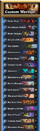 FlixHS's tweet photo. Managed to finish Top 16 again and qualifiy for Masters Tour Orgrimmar to compete for such an amazing price pool (lul)
Used Whirlkick Rogue and Enrage Warrior. Ogremancer is a nice meta tech. https://t.co/OyItOeTRSR
