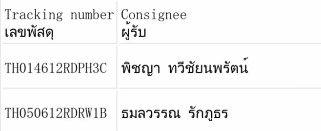 melpsell's tweet photo. เลขพัสดุรอบพร้อมส่ง01/03/64
#melptracking https://t.co/mHLC1MCe2U