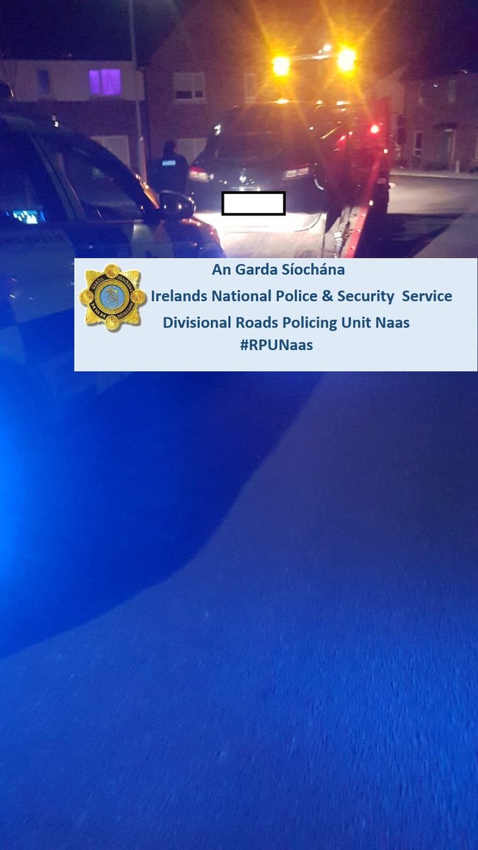 GardaTraffic's tweet image. Naas Roads Policing Unit were on patrol in South Kildare when they stopped this driver. It transpired that the driver was an unaccompanied Learner with no L-Plates or insurance. The vehicle was seized, proceedings to follow. 
#StaySafe #HoldFirm