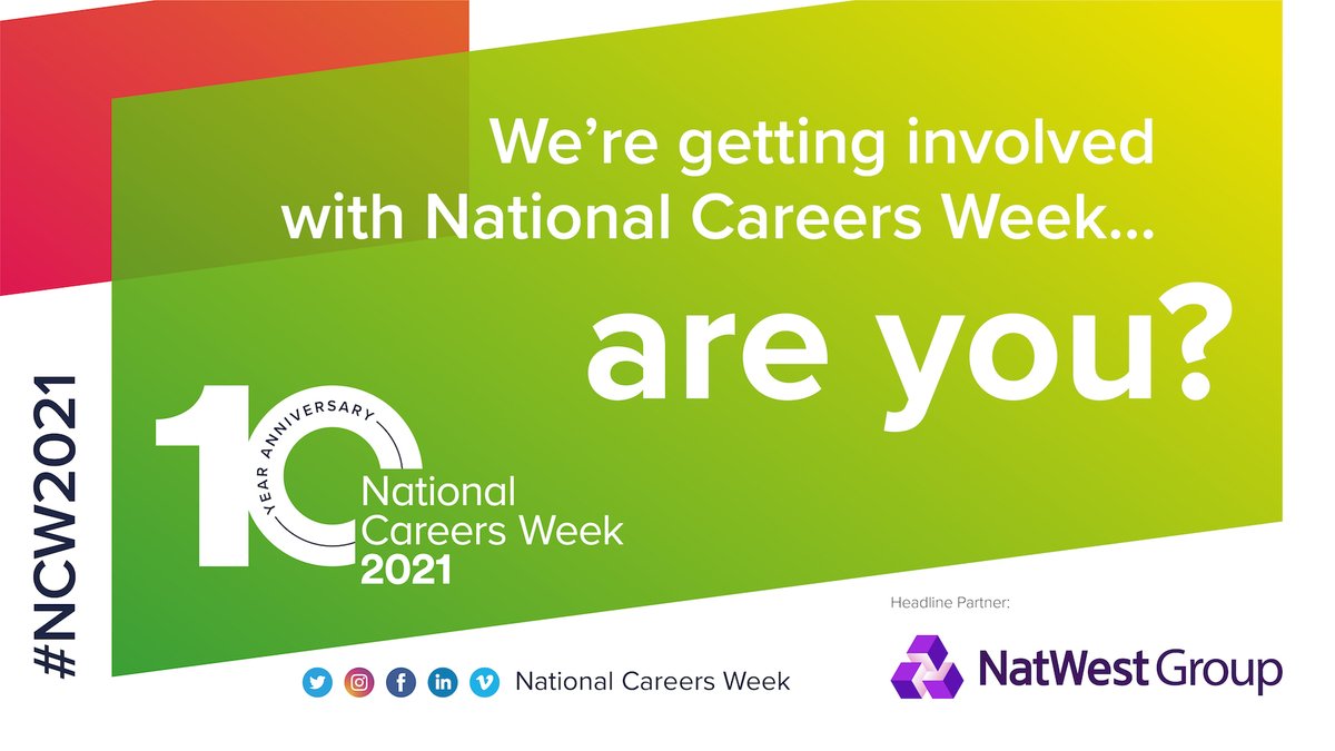 StudyLIBF's tweet photo. 💥 #NCW2021 @CareersWeek has officially begun!

In line with this year’s theme, each day we’ll showcase what a career in finance could look like for you. Stay tuned for some helpful resources to inspire you as you look towards your future.

#NCW2021 #Careersinfinance https://t.co/fV9tr1snb3