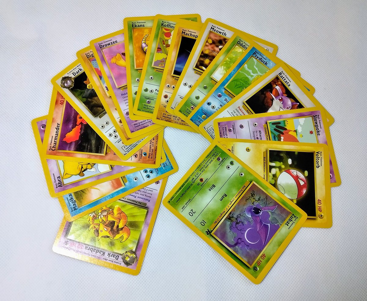 bakersarah2's tweet photo. https://t.co/75oBACQRWu
Auction!!! Starting at £0.99p
17 Pokemon Cards Bundle. 
Team Rocket 🚀
Happy bidding!!!!
#PokemonDay #PokemonCards #TeamRocket #sellingpokemoncards #EbayVintage #happymonday https://t.co/SejhPxXT8w