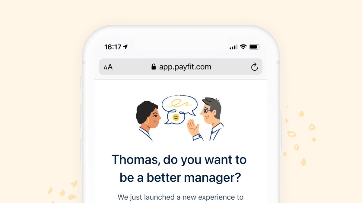 This is it! Introducing 1:1 Experience in <a href="/PayFit/">PayFit France</a> 👨‍👩‍👦🎊
dribbble.com/shots/15211040…