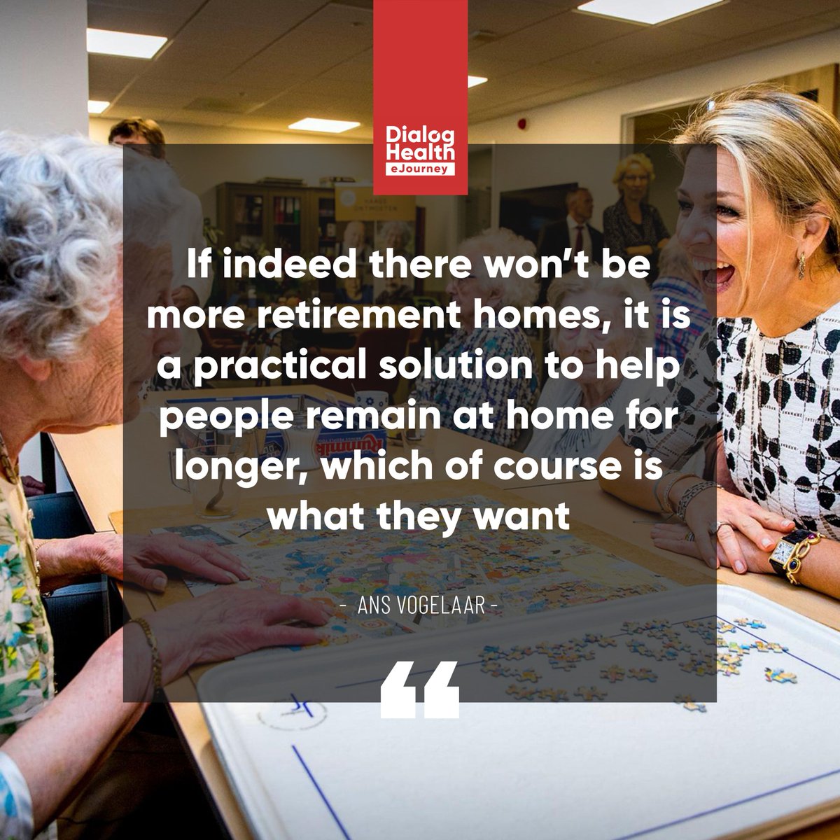 The iZi ambassadors, local elderly people who volunteer at the iZi Experience Home, are in charge of presenting the different technologies to their peers. 
The Ambassador Ans Vogelaar shares her opinion on what the iZi Experience Home could offer in the future.
