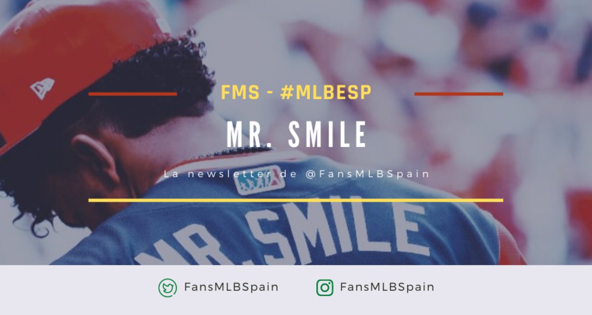 FansMLBSpain's tweet photo. Hemos creado Mr. Smile, una newsletter "baseball friendly" en la que hablaremos de los temas que os gustan en @FansMLBSpain. Tanto de la @MLB (#MLBesp), como de otras ligas y países (#MiLBesp, #NCAABaseballesp, #LMBesp, #NPBesp, #KBOesp, #CPBLesp...).
📝 https://t.co/V8nDgRSShD https://t.co/NvOCf8M98G