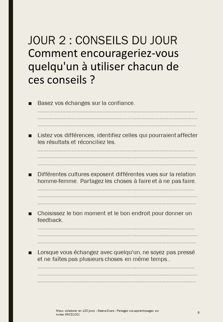 steeveevers's tweet photo. Mieux collaborer en 100 jours : Jour 2 #MCE100J https://t.co/eG1zHD7G7u