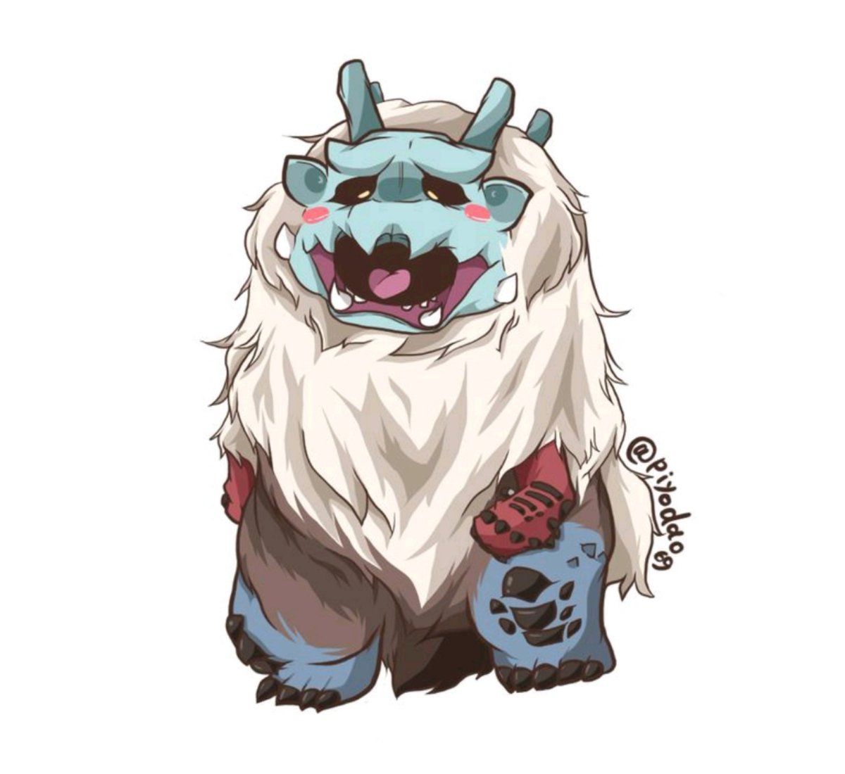 ピヨ Omch パッと見なまはげさん 雪鬼獣 ゴシャハギ イラスト イラスト好きさんと繋がりたい モンハン モンスターハンター モンハンライズ Mhrise Mhrise体験版