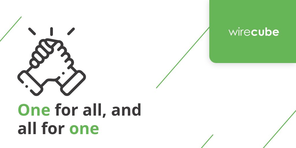 wirecube_AT's tweet photo. π€ One for all, and all for one at #teamwirecubeπ€
Creating excellent software requires a team thatβs devoted to the project and to helping each other. No team member should have to handle any of the project's challenges on their own.
#oneforallforone #companyvaluesatwirecube https://t.co/lOaUH7N6Ii