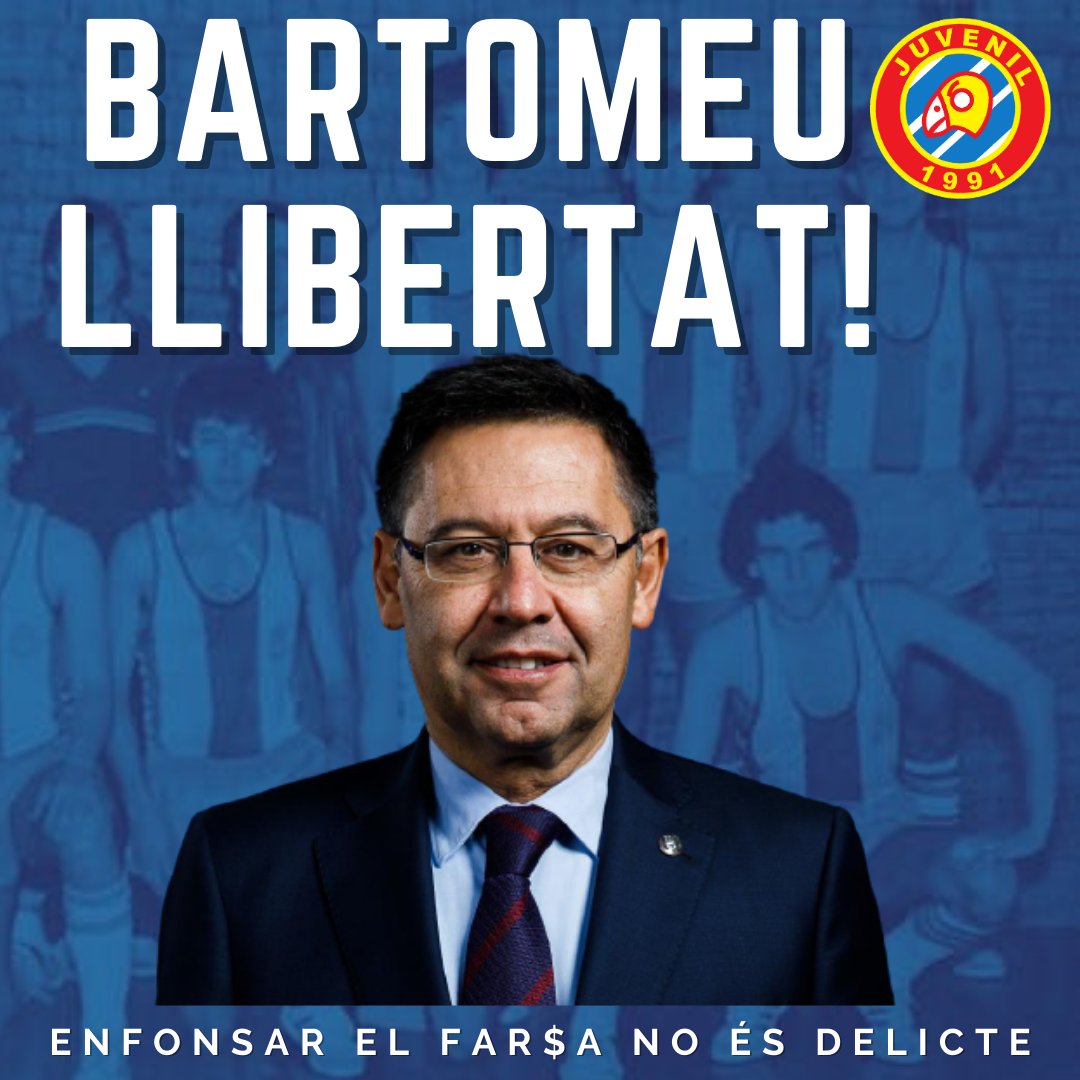 En aquests moments tan durs, no t'abandonarem.

BARTOMEU LLIBERTAT!
