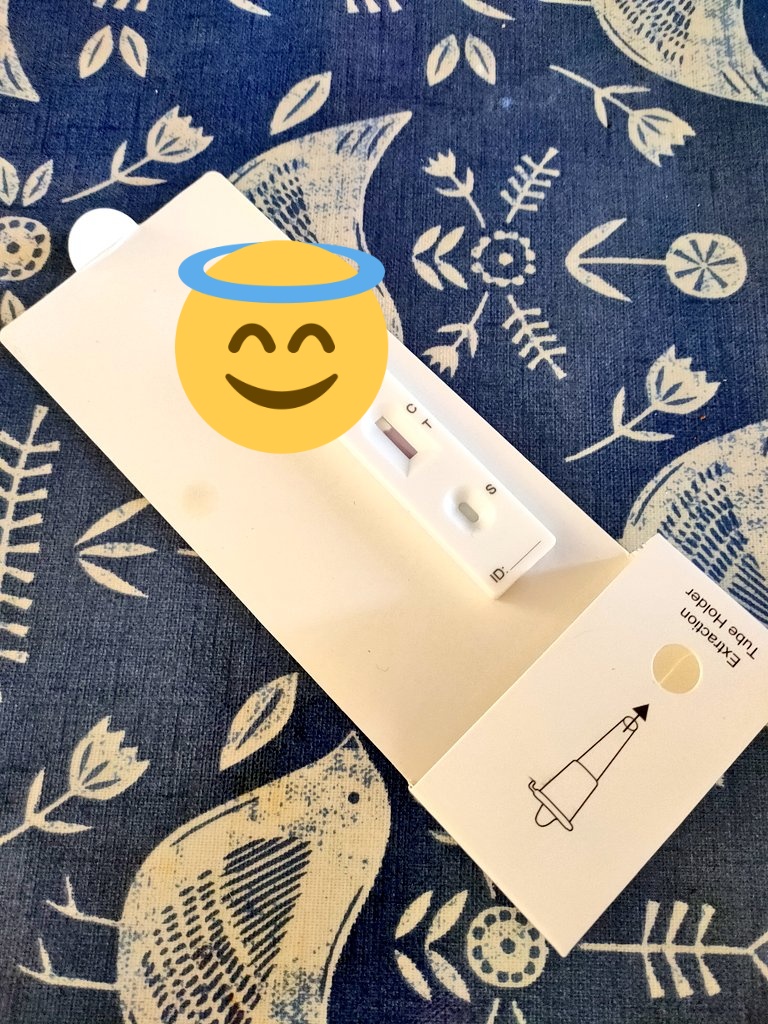 Proud of my biggest boy!
First lateral flow test underway as he's back at school for practical subject.