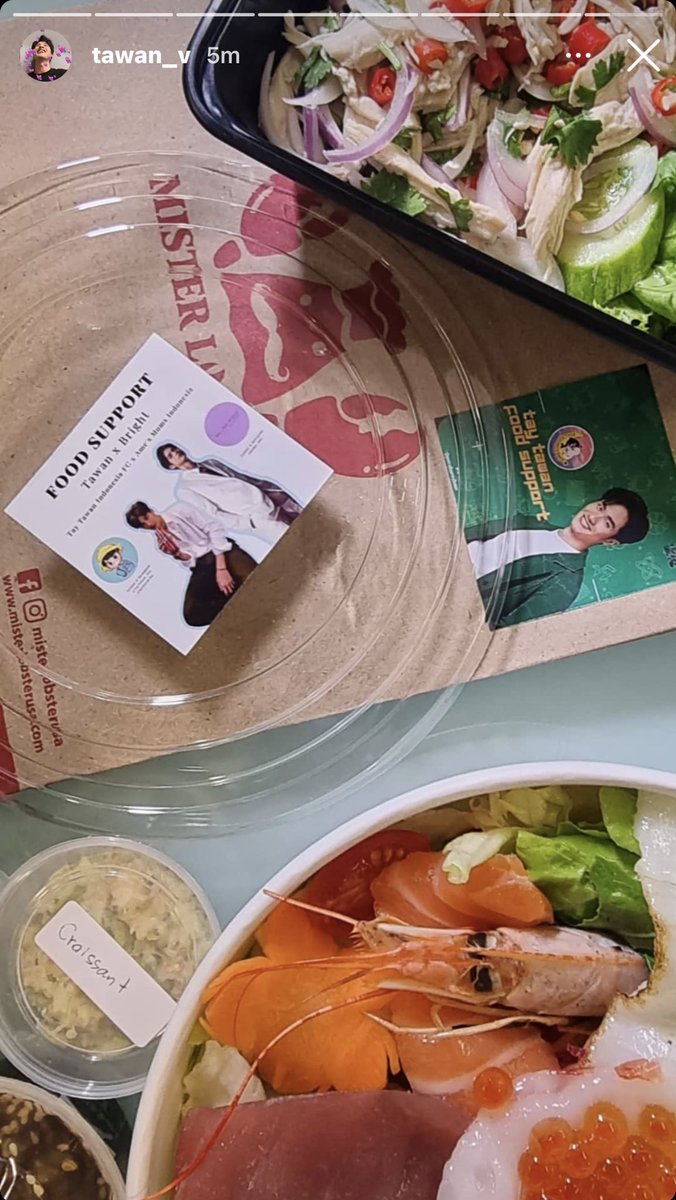 SNF_Teeha's tweet photo. Bright and Tay food support #BrightTay https://t.co/anXW414yNK