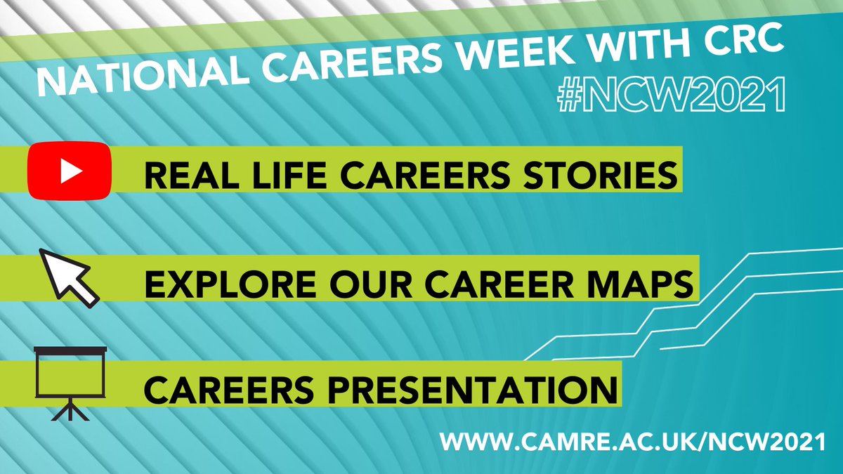 It's National Careers Week 2021!
National Careers Week aims to provide careers guidance to those leaving education. 📚
During the week, we will share resources that will explore the variety of career paths available.
Access these resources: https://t.co/IWWyYSvEvw
#NCW2021 https://t.co/JLEQvtsIpq