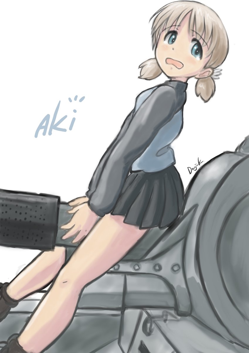 福田 ,西絹代 「#ガルパンワンドロ作品再投稿企画
ワンドロ始めて間もないころの出来が良かったと思」|黒猫童子のイラスト