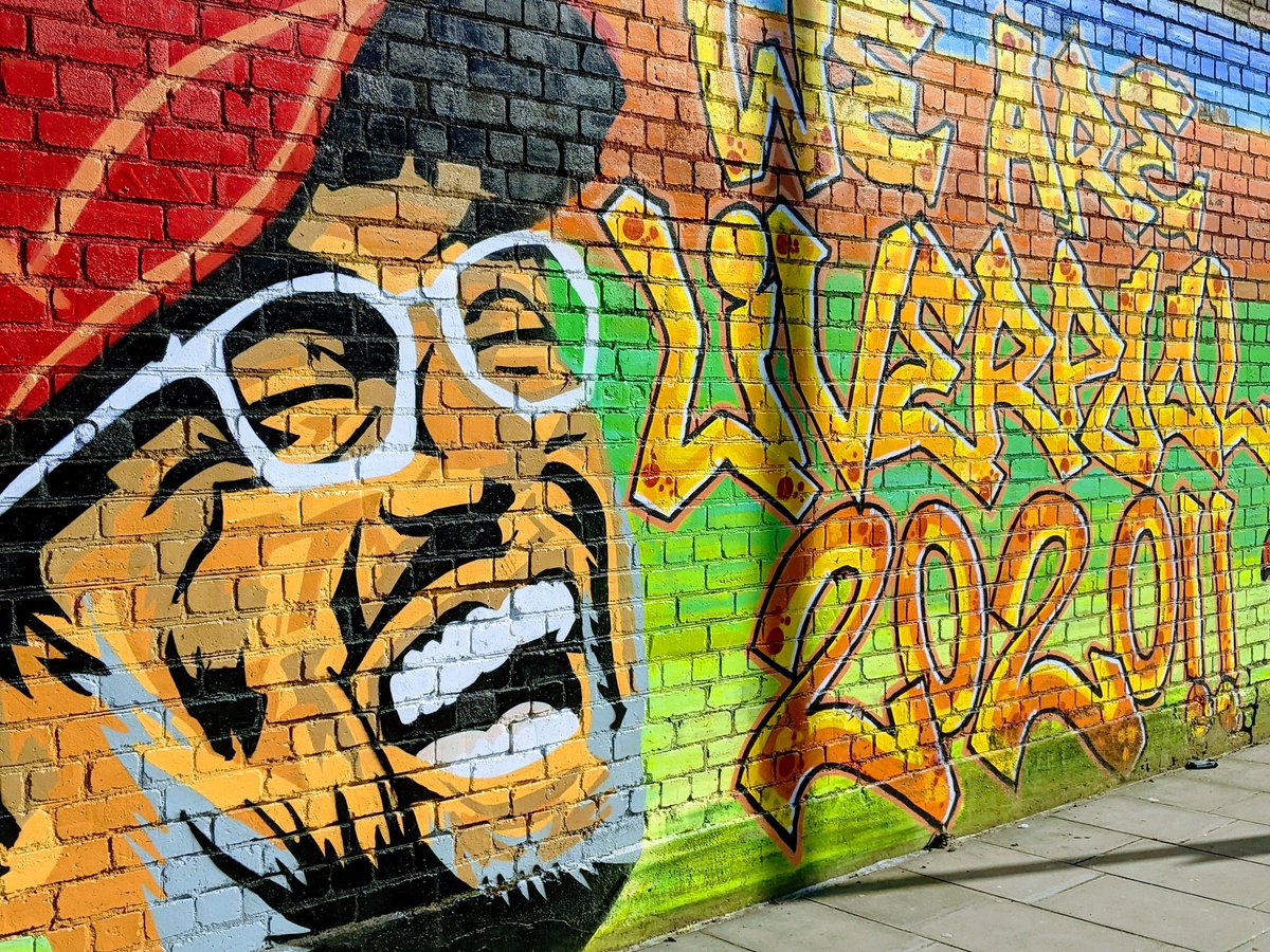 EventsScouse's tweet photo. Liverpool has some amazing street art and murals but which is your favourite? #streetart #liverpool #mural #art #grafitti #grafittiart #klopp #jurgenklopp https://t.co/QJS32NdQsT