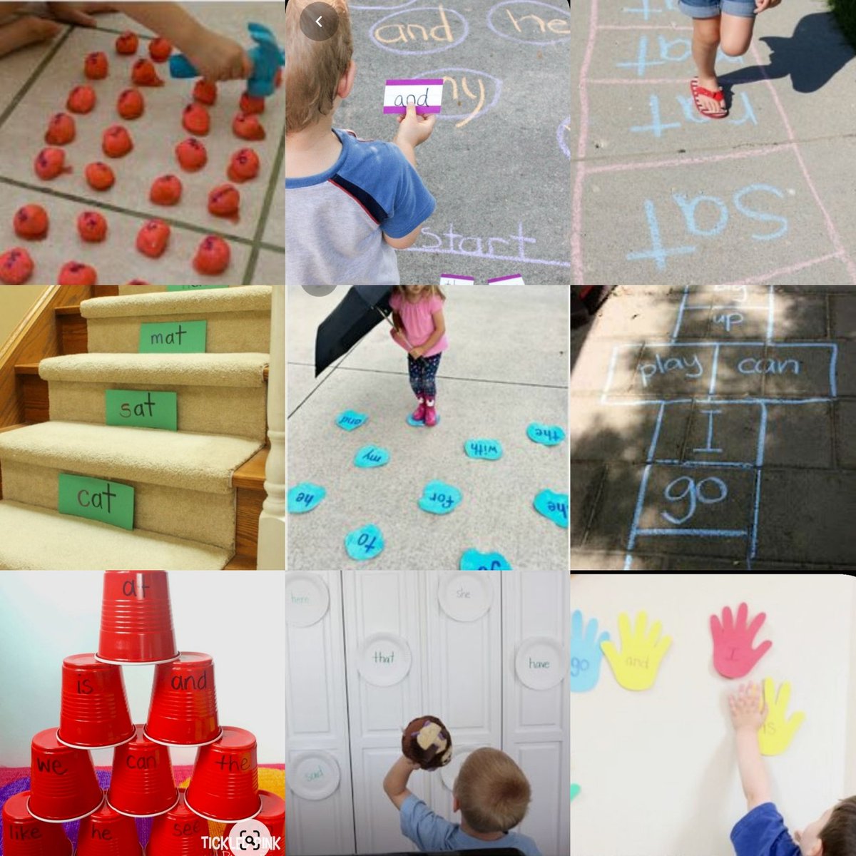 Fieldmice12's tweet photo. Today's challenge 🐭&amp;🐰 is to play or make a phonics or tricky words game.  It might be splat the tricky word on top of playdough or throw a soft toy at the stair with the word on! Good luck🍀@MissS_12. https://t.co/RZD5SGLMVa
