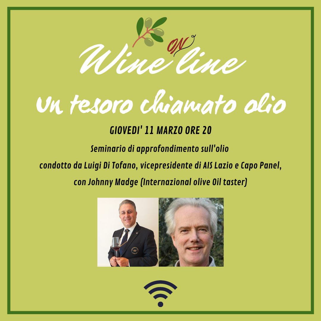 AIS Lazio (@ais_lazio) on Twitter photo #1marzo #wineonline #aislazio Apriamo questa mattina le iscrizioni per il seminario dedicato all' #olio di GiovedĂŹ #11marzo ore 20 con il nostro vicepresidente Luigi Di Tofano, Capo Panel,e #johnnymadge, international oil taster.Prenotazioni via email su comunicazione@aislazio.it #1marzo #wineonline #aislazio Apriamo questa mattina le iscrizioni per il seminario dedicato all' #olio di GiovedĂŹ #11marzo ore 20 con il nostro vicepresidente Luigi Di Tofano, Capo Panel,e #johnnymadge, international oil taster.Prenotazioni via email su comunicazione@aislazio.it