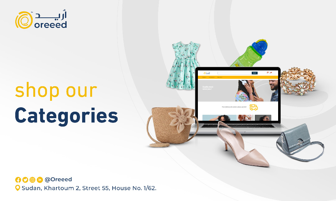 oreeed_sd's tweet photo. If you’re wondering what we offer, we have wonderful looking women’s and kids’ clothing, super cool accessories, stunning brand shoes and bags, as well as baby care products. And this only the beginning! 

#onlineshoppuing 
#ecommerce
#khartoum
#sudan
#oreeed https://t.co/XIGDU1P9Rt