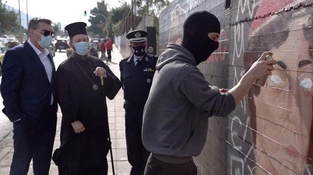 markos_Teg's tweet photo. Parliament member supports a far right pro neonazi Street artist who paints the guys who tried to storm Capitol hill as freedom fighters...
Mr Ambassador #USAmbPyatt
are you sure that these are the US backed politicians in Greece??
🤣🤣🤣 https://t.co/JMVBHDe2MV