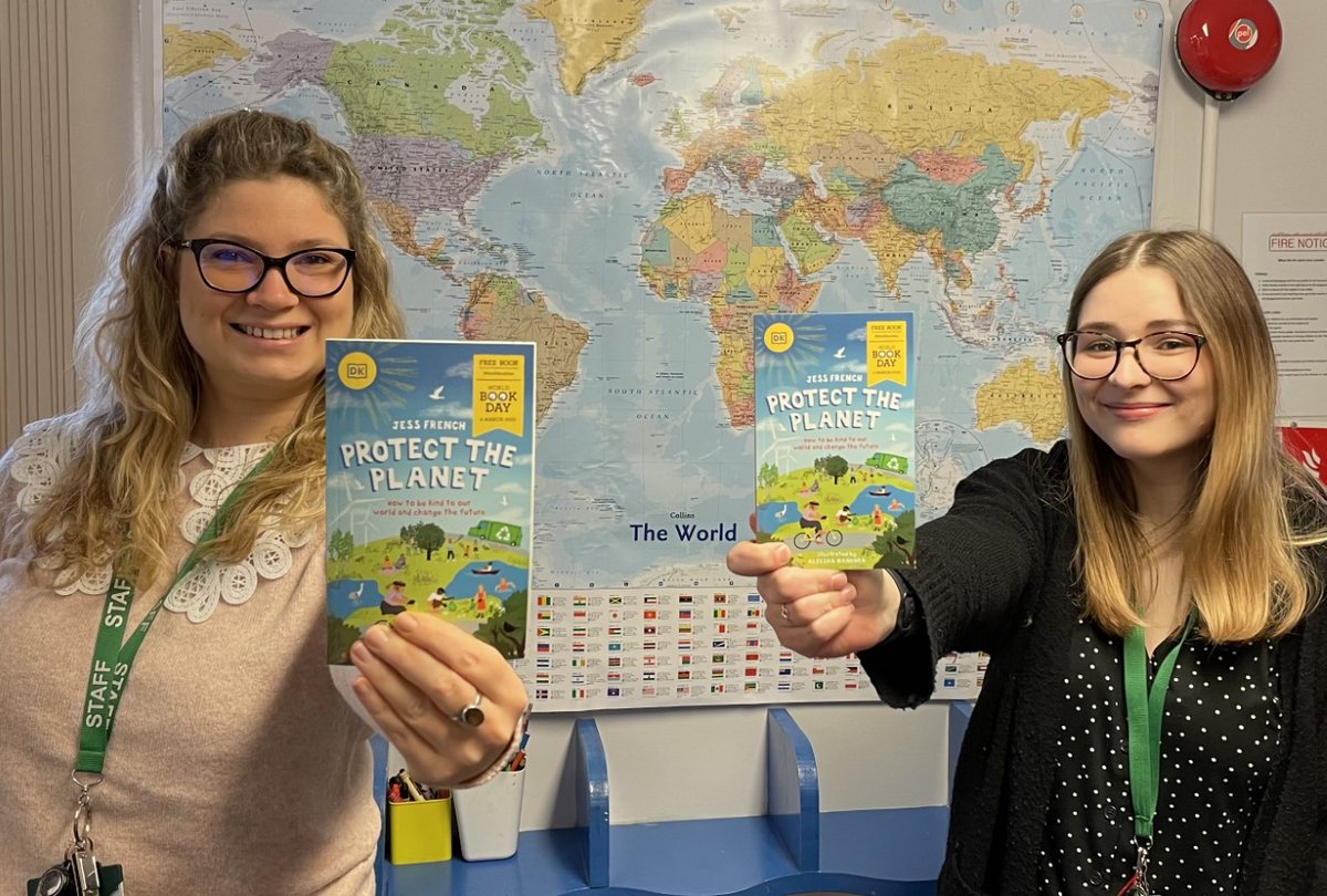 MPATilehurst's tweet photo. 'Protect The Planet' by Jess French can be picked up in Sainsburys for £1 or Free with your World Book Day token. Go grab a copy now and join in with the World Book Day Fun! @Zoologist_Jess #WorldBookDay #protecttheplanet #jessfrench https://t.co/0OpootHlZr