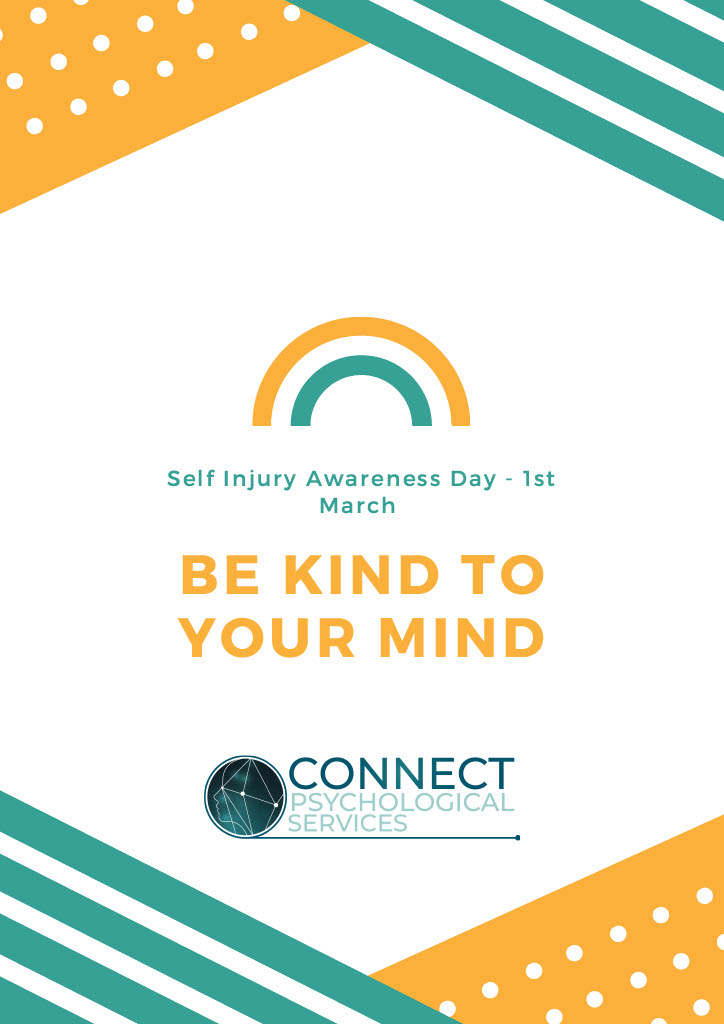 Today is Self Injury Awareness Day. Please remember, everyone you meet is dealing with their own thoughts and feelings. Be kind always. #bekind #support #SIAD #thoughts #lonely