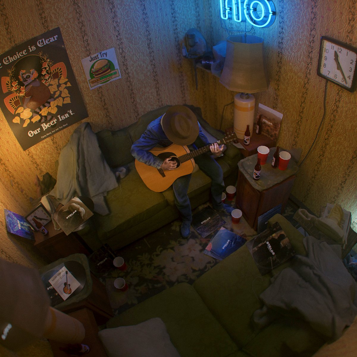 For folks missing normalcy, I'm working on a party simulator where I force you to listen to me play Fake Plastic Trees at 3am. It is QUITE immersive.