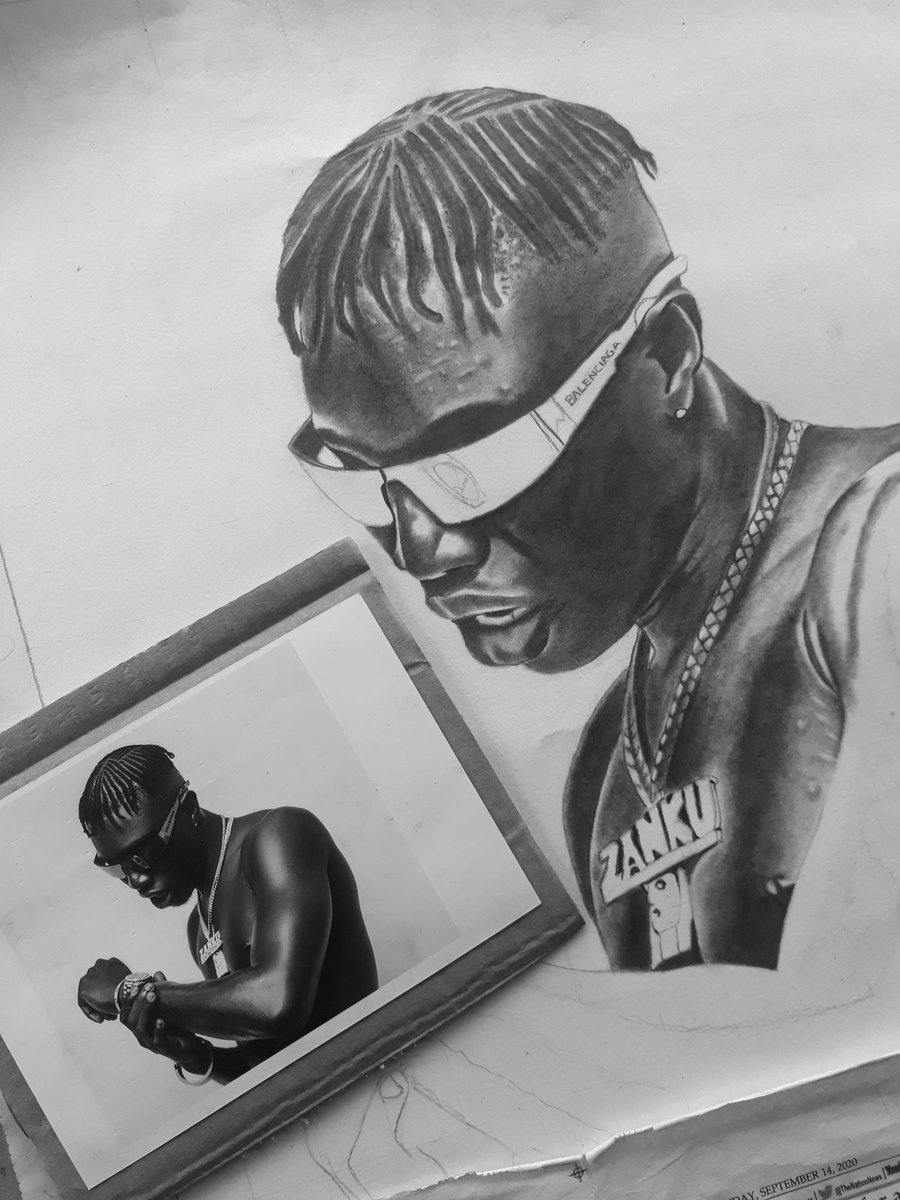 Good morning, happy New month 
My pencil artwork of <a href="/Zlatan_Ibile/">#WorldPresident 🌎</a> 
Please retweet &amp; like &amp; comment
❤❤🙏❤❤