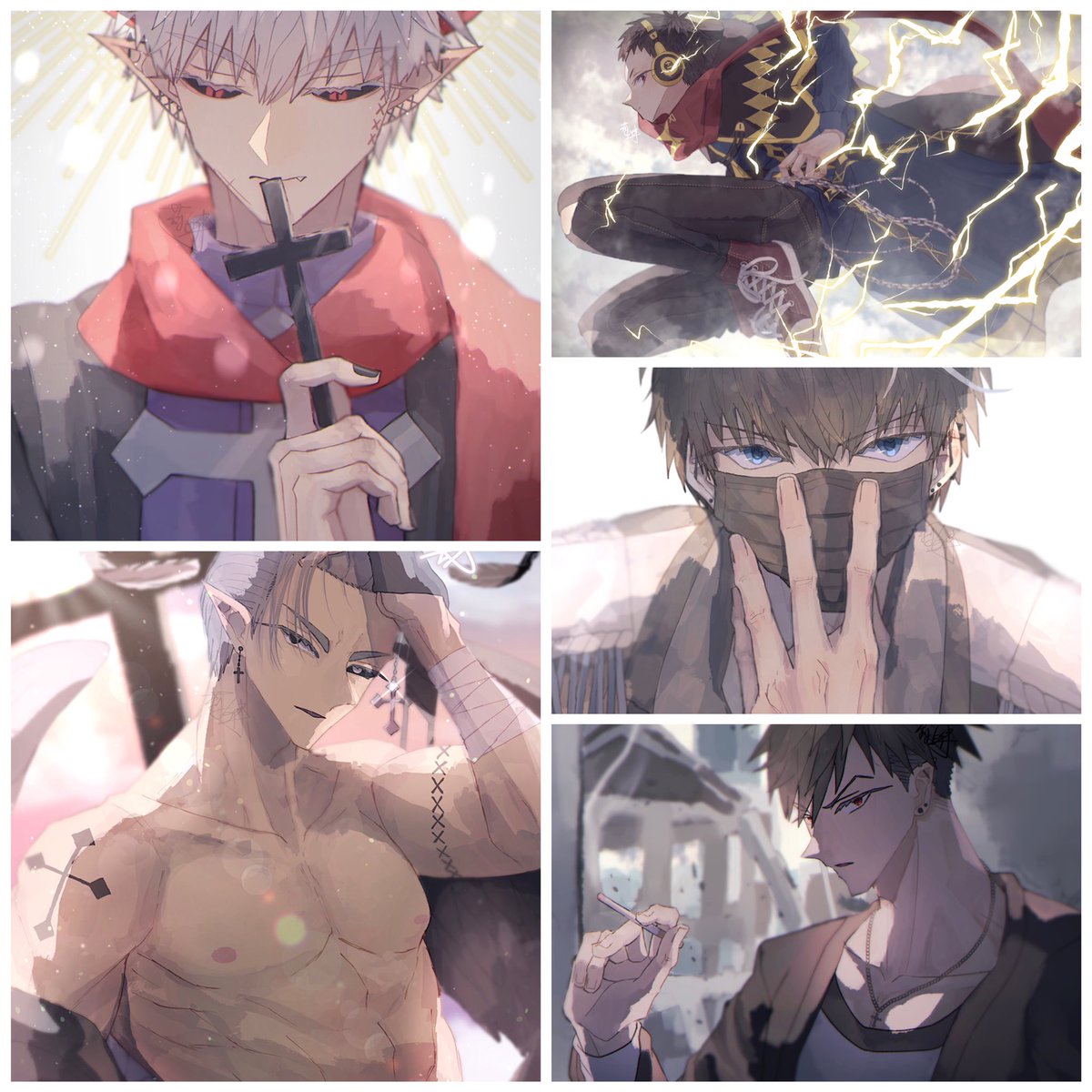 #3月になったのでフォロワーさんに自己紹介しようぜ 
最近フォローしてくださった方も多いので自己紹介。こんな感じで色んな系統を描きます。広い絵幅を目指していきたいです!
凛々しい子が特に好き?可愛いも好きです!よろしくお願いします✨ 