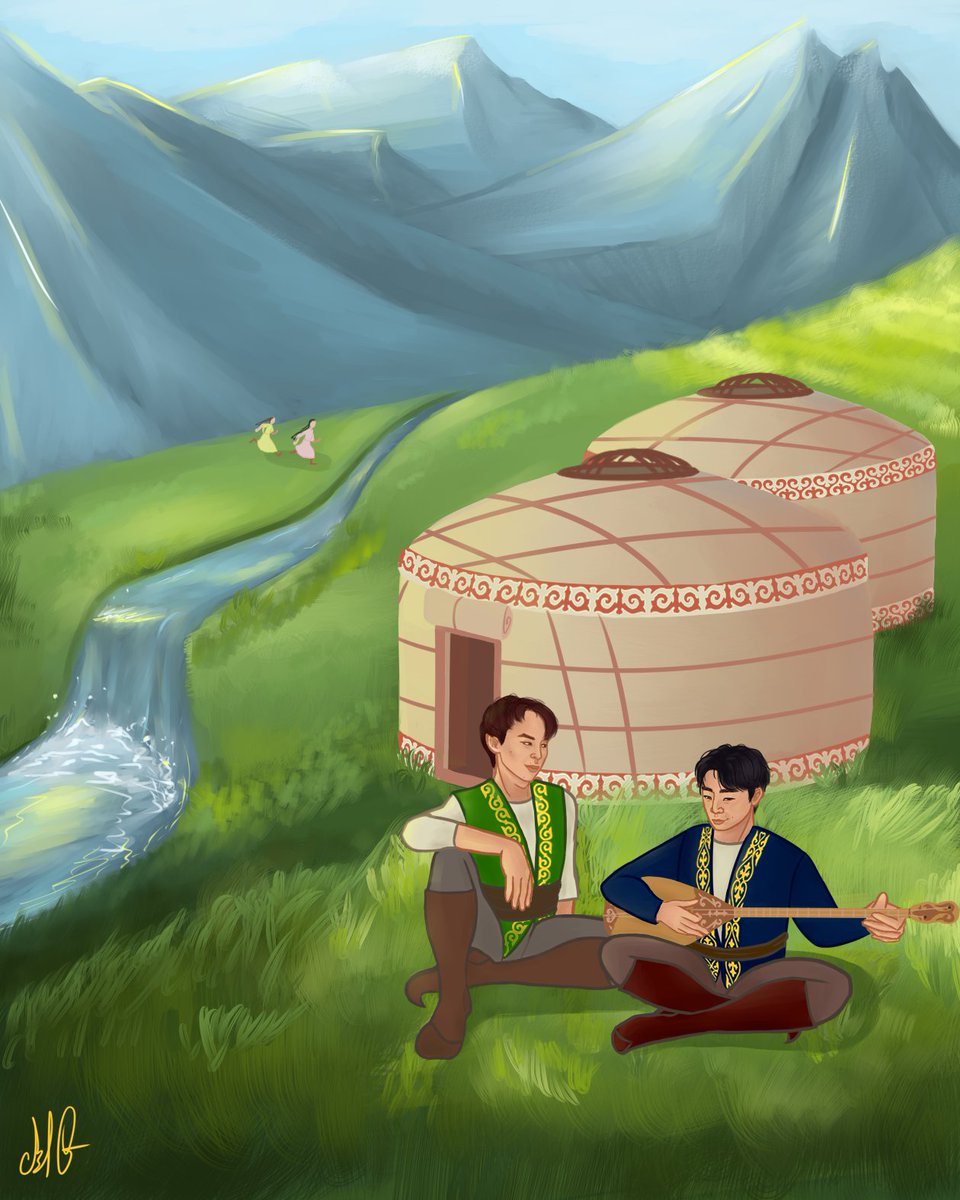 tapokamg's tweet photo. Last summer I had a big opportunity to be a part of #2set3mil project, thank you, everyone. I was honored to present Kazakhstan. #twosetviolin I want you to listen some Kazakh pieces, I will make another post with links https://t.co/cRn0XLfrO9