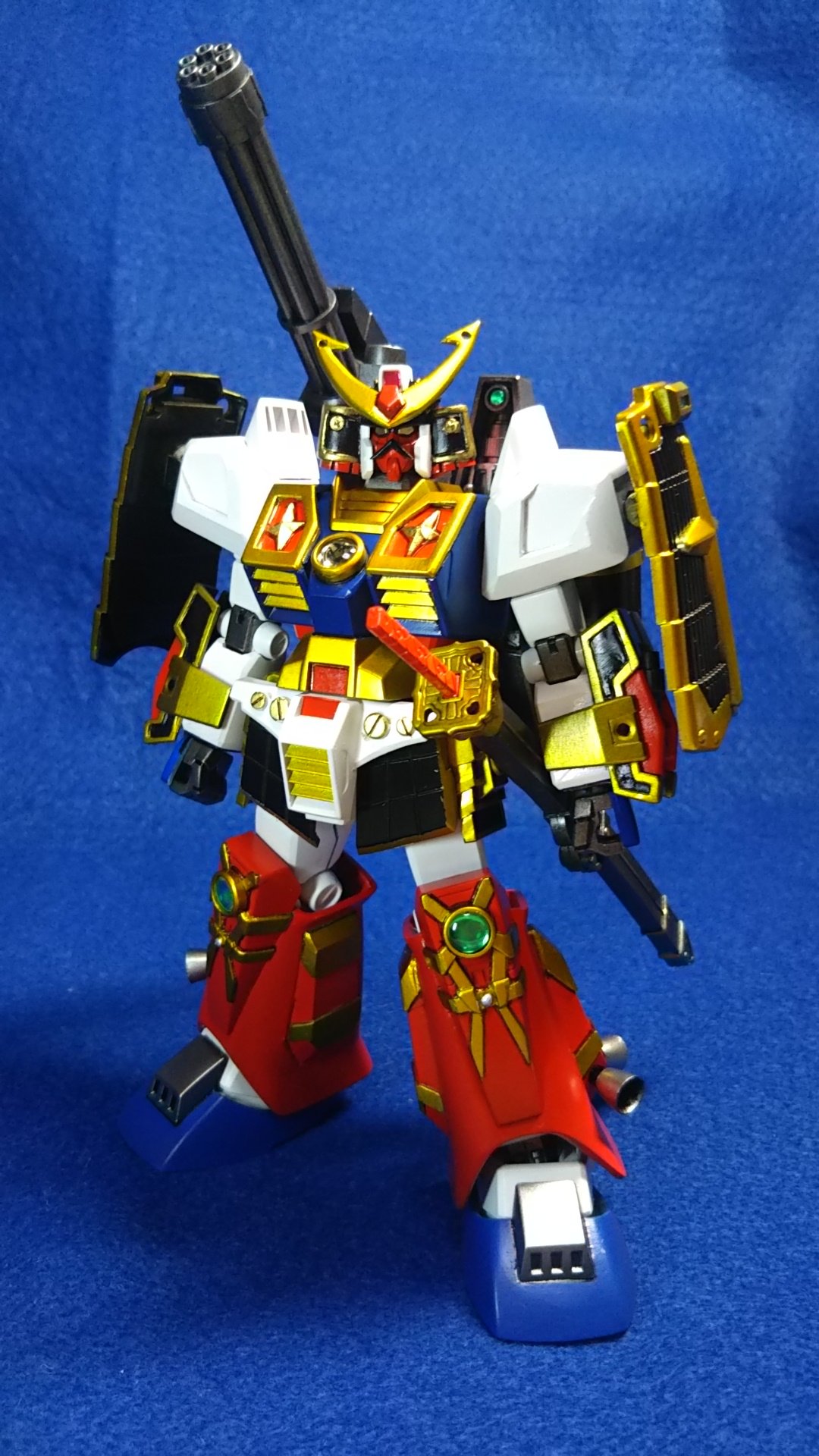 「號號将頑駄無」×1点「時防流 覇利丸」×3点　SDガンダム　ガンプラモデル 號號将頑駄無｜るるまるさんのガンプラ作品｜GUNSTA（ガンスタ）