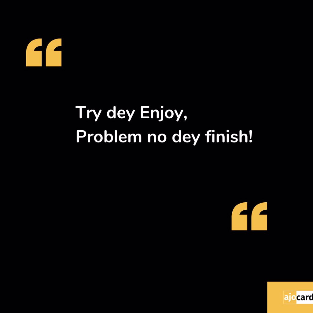 AjoCard's tweet photo. Understanding your body is also created for
enjoymemnt is a plus. Work hard, play harder.
#Ajocard https://t.co/RkLZCxRiJ1