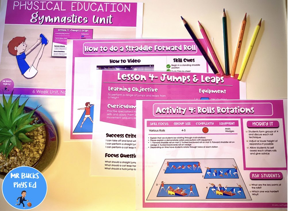 New gymnastics 🤸‍♀️ unit. Check it out here ➡️➡️ teacherspayteachers.com/Product/Physic…

#physed #pegames #pegeeks #physicaleducation #pelessons #physedgames #instateach #teachers #gymnastics #coaching #pe #sport