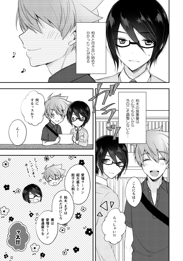【4食目:男道らーめん】
薫さんが翼くんの食欲にびっくりする、まだ付き合いたての翼薫です。
#翼薫しあわせごはん 