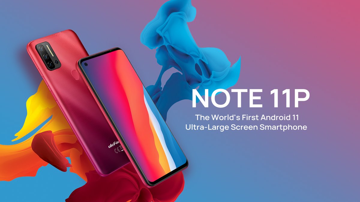 UlefoneMobile's tweet photo. Ulefone Note 11P - The World’s First Android 11 Ultra-Large Screen Smartphone Launched.

Learn More>>>https://t.co/fIZZP19QwE
Watch the Video>>>https://t.co/gUnhXawWW9

#Ulefone #UlefoneNote11P #UlefoneNoteSeries  #PunchHoleScreen #UltraLargeScreen #HelioP60 #48MPAIQuadCamera https://t.co/m8in50OpH5