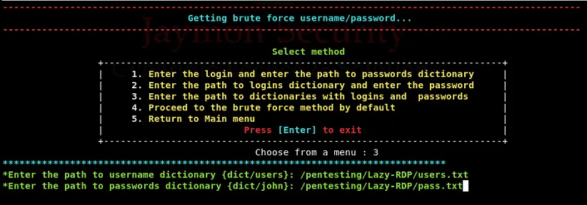 elhackernet's tweet photo. Lazy-RDP es una herramienta de escaneo y para realizar ataques de fuerza bruta #hydra (con diccionarios)  al Escritorio Remoto de Windows (#RDP) Puerto 3389 https://t.co/dTIBPxGadH - Permite escanear rangos con #nmap o #Masscan - Diccionarios #WordLists https://t.co/J9ocGyF9g3 https://t.co/jK9OsvdtZH