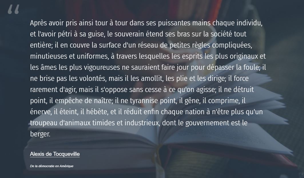 Maxime Sbaihi Ces Tres Belles Lignes D Alexis De Tocqueville Tirees De La Democratie En Amerique 15 Sont Plus Actuelles Que Jamais Dans La France De 21 T Co 09h9ujyiyr Twitter