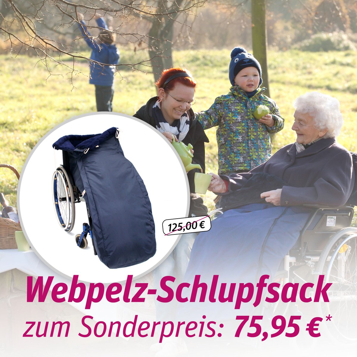 rmcStolze's tweet photo. bequem · warm · behaglich
außen: robust &amp; pflegeleicht 
 innen: kuschelig warm 😍
Webpelz-Schlupfsack 🦼 👍 Sonderpreis: 75,95 € * 👍
W.-Külz-Straße 6 – 8 · Borna · Telefon: 034 33 / 27 60 70

#rmcstolze #schlupfsack #rollstuhlzubehoer #borna #bleibenSiegesund https://t.co/5eqCCcWY10