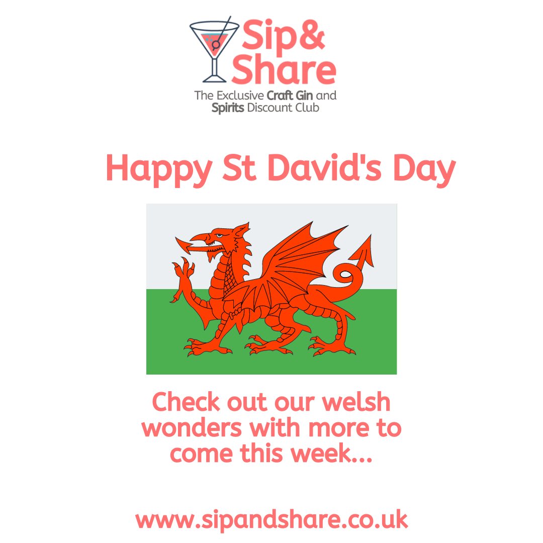 SipandShareUK's tweet photo. Super proud to support our expanding network of welsh distillers &amp; brands with more partners coming on board this week.

Happy St David’s Day. 

#gin #gandt #membership #offers #sipandshare #drinkoftheday #cheshire #community #ginfluencer #ginforme #members #wales #welshgin https://t.co/dT65JbOehO