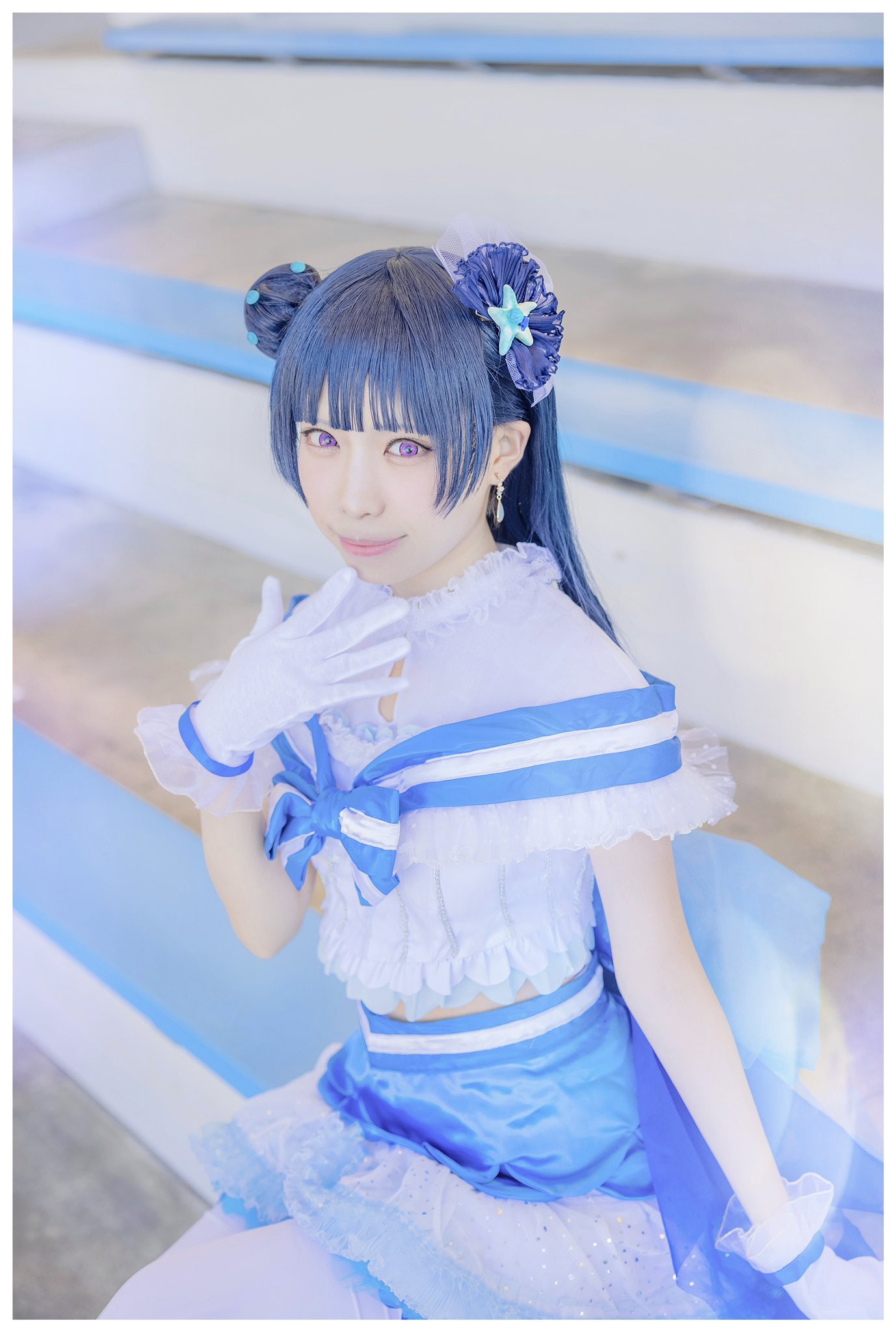 ラブライブ！サンシャイン！　津島善子　コスプレ衣装 津島善子 魔女 堕天使 マント付き コスプレ 衣装 Love Live
