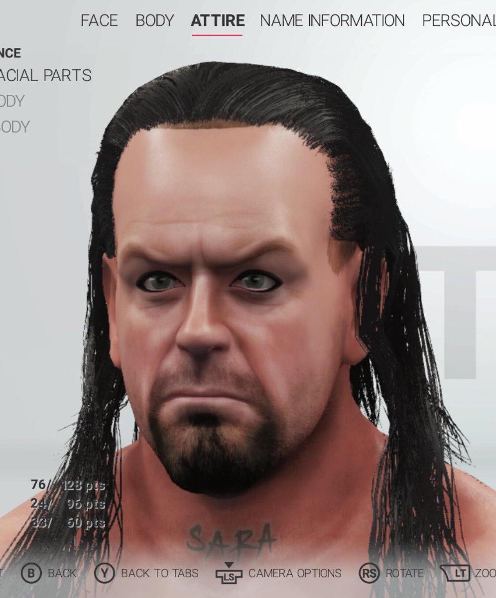 JKnife313's tweet photo. What is tough with creating Taker is his huge forehead. Most of the hair styles in the game make his forehead look much shorter than irl. Here r couple of ok options
#wwe2k19
#wwe2k20
#caws
#undertaker
#bigevilreddevil
#americanbadass
#wwfattitude
#ruthlessaggression
#wwegames https://t.co/gmrY4b8ENr