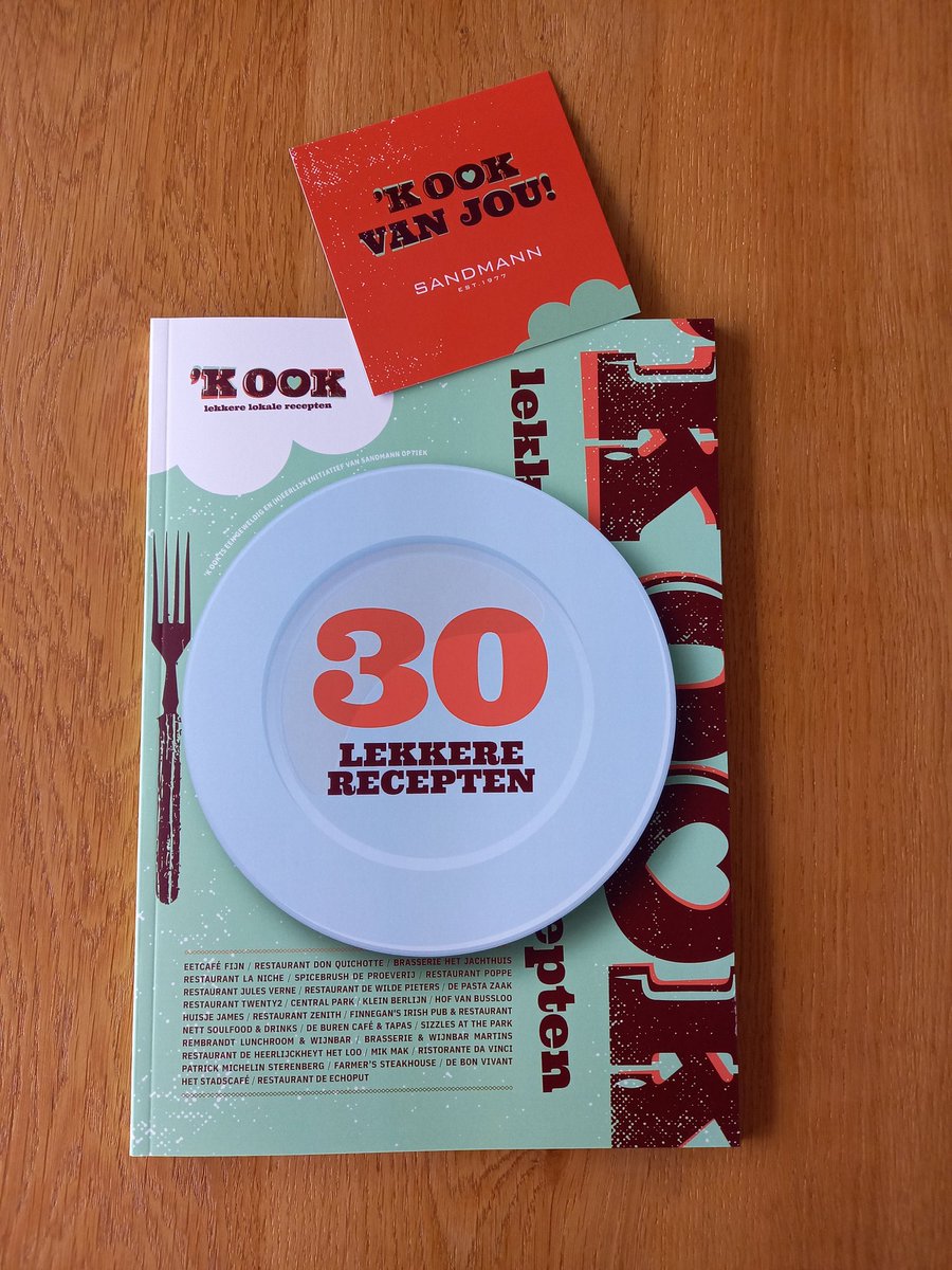 Hij is binnen: #kook #apeldoornkookt Superleuk initiatief als steun voor Apeldoornse restaurants. Nu nog plannen wanneer en wat we gaan koken en proeven!