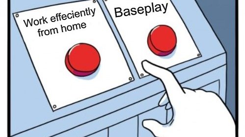 Baseplayco's tweet photo. Priorities? Benefits of working from home.
I hope my boss doesn't see this..
#Baseplay #baseplaystream #stream #online #movies #watch #TV #Series #Documentaries #Videos #Games #Android https://t.co/UyV7KtfTnh