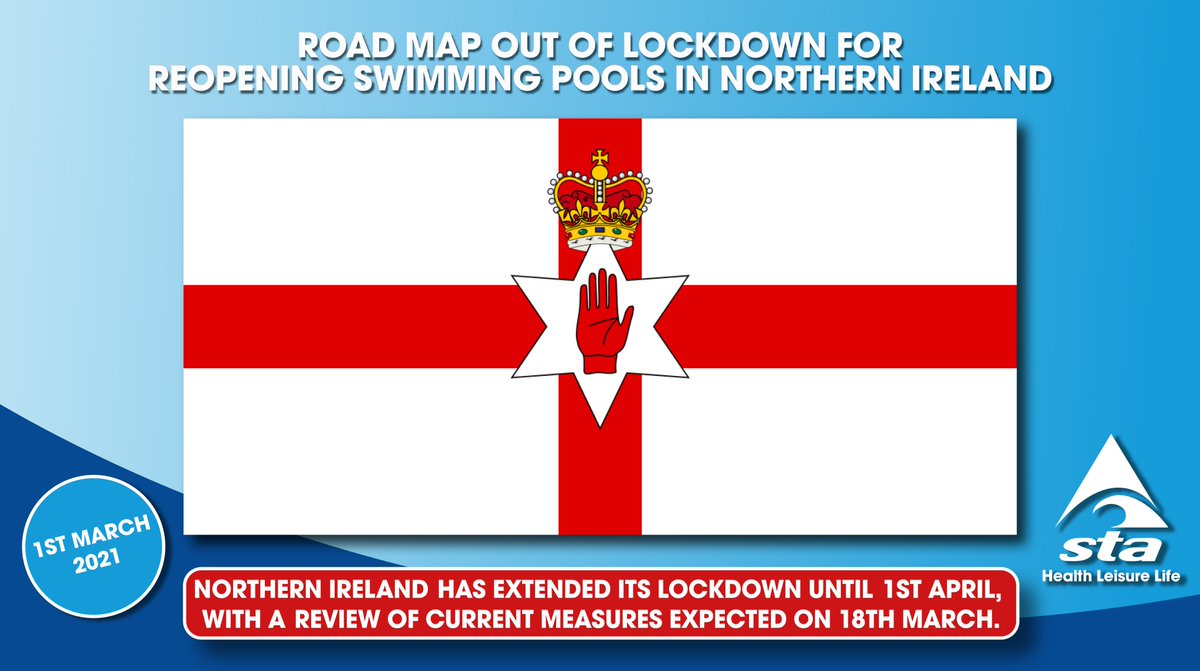 STA_HQ's tweet photo. It’s the 1st day of a new month &amp; as we countdown the days to when pools can reopen, we’ve created these new visuals to help keep us on track of the latest roadmap for England, Northern Ireland, Scotland &amp; Wales.  We will keep updating and sharing. https://t.co/m9bG1E7WMI